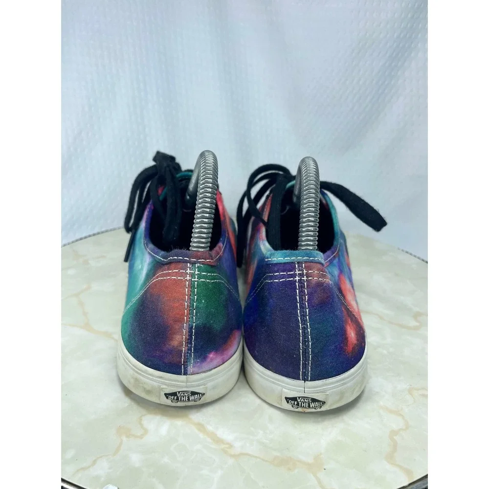 Vans Galaxy Print Authentic Low Top Shoes Women 10 Multicolor Streetwear Sneaker